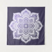 Aster Mandala Tapijt Wandkleed (Voorkant)