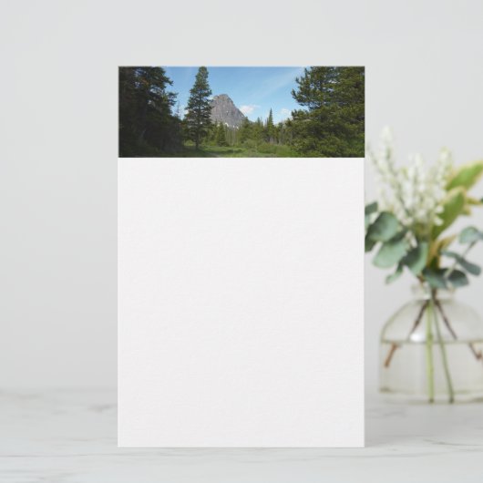 Aster Park Trail in Glacier National Park Briefpapier (Staand voorkant)