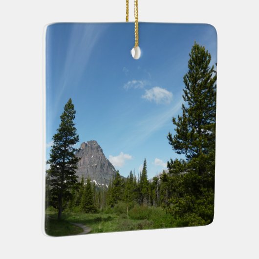 Aster Park Trail in Glacier National Park Keramisch Ornament (Rechts)