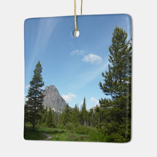 Aster Park Trail in Glacier National Park Keramisch Ornament (Links)