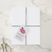 Aster Seed Packet Memorial begrafenis Cadeaulabel (Met Touw)