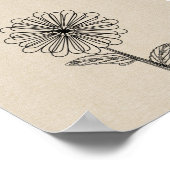 Aster voor september Poster (Hoek)