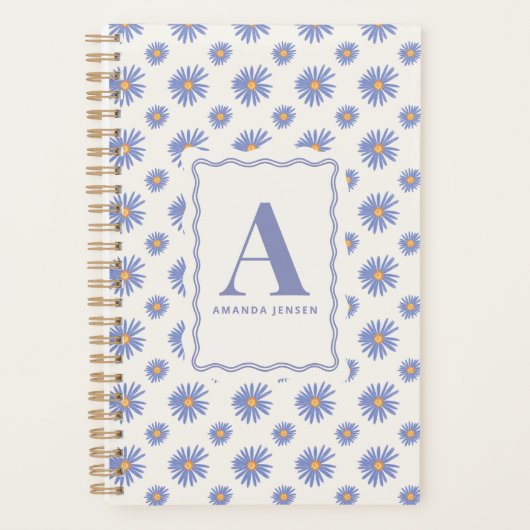 Aster Wilde Bloem Persoonlijk Planner (Voorkant)