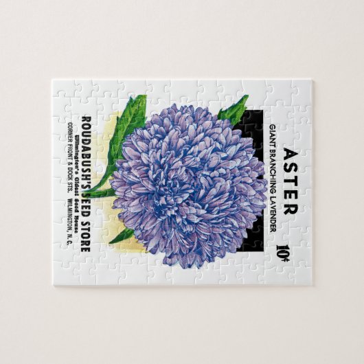 Aster  zaadpakket legpuzzel (Horizontaal)