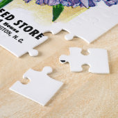 Aster zaadpakket legpuzzel (Zijkant)