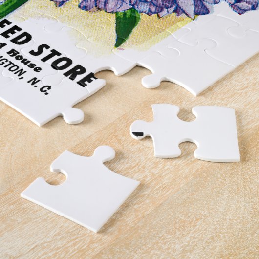 Aster  zaadpakket legpuzzel (Zijkant)