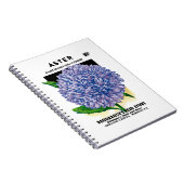 Aster  zaadpakket notitieboek (Rechterzijde)