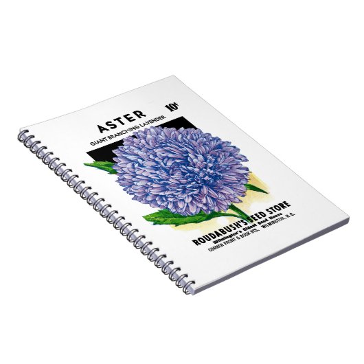 Aster  zaadpakket notitieboek (Rechterzijde)