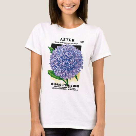 Aster zaadpakket t-shirt (Voorkant)
