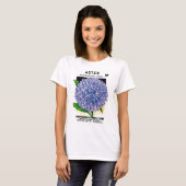 Aster zaadpakket t-shirt (Voorkant volledig)