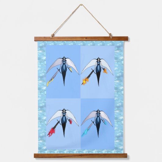 Asterai Hangend Wandkleed (Voorkant)