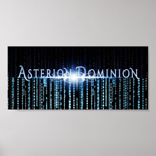 Asterion Dominion Logo (10x4.5) Poster (Voorkant)