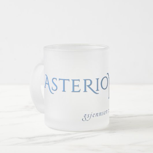 Asterion Noir Frosted Mok v2 (Voorkant links)