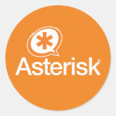 Asterisk Logo Stickers (Voorkant)