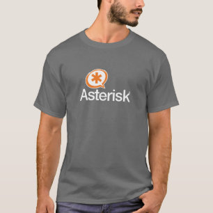 Asterisk Logo voorzijde T-shirt