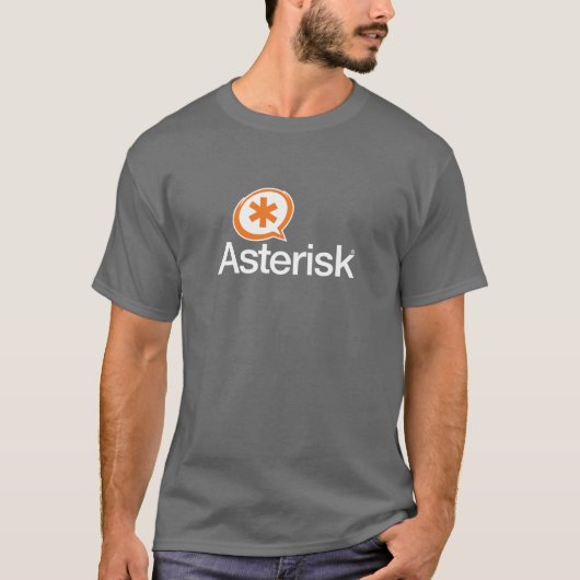 Asterisk Logo voorzijde T-shirt (Voorkant)