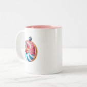 Asterix Donut Delight Tweekleurige Koffiemok (Voorkant links)