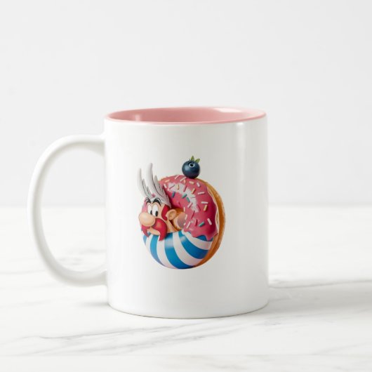 Asterix Donut Delight Tweekleurige Koffiemok (Links)