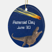 Asteroid Day 30 juni Keramisch Ornament (Links)