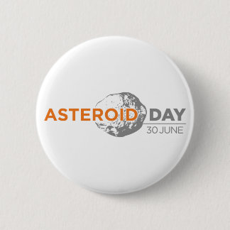 Asteroid Day badge, groot Ronde Button 5,7 Cm