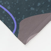 Asteroid Girl Fleece Deken (Hoek)