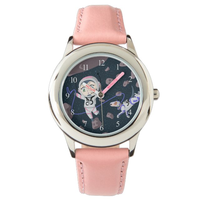 Asteroid Girl Horloge (Voorkant)