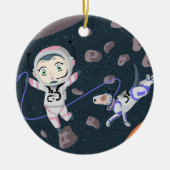 Asteroid Girl Keramisch Ornament (Voorkant)