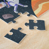 Asteroid Girl Legpuzzel (Zijkant)