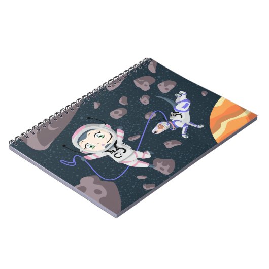 Asteroid Girl Notitieboek (Linkerzijde)