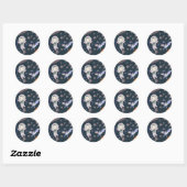 Asteroid Girl Ronde Sticker (Vel)