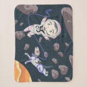 Asteroid Girl Sherpa Deken (Voorkant)