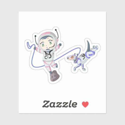 Asteroid Girl Sticker (Vel)