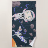 Asteroid Girl Strandlaken (Voorkant)