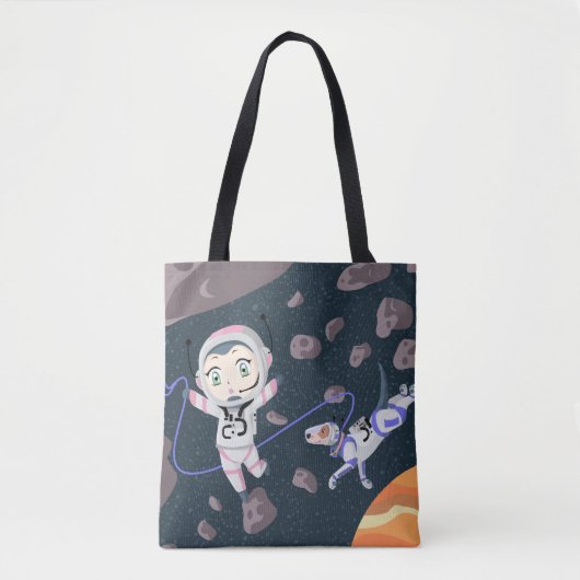 Asteroid Girl Tote Bag (Voorkant)