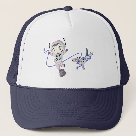 Asteroid Girl Trucker Pet (Voorkant)