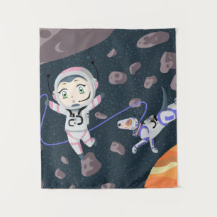 Asteroid Girl Wandkleed