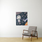 Asteroid Girl Wandkleed (In situ)