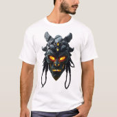 Asteroid Warrior Tribal Mask T-shirt (Voorkant)