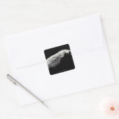 Asteroïde 243 Ida Vierkante Sticker (Envelop)