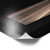 Asteroïde Apocalypse Fractal Art Spacescape Foto Afdruk (Hoek)