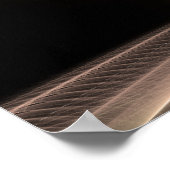 Asteroïde Apocalypse Fractal Art Spacescape Poster (Hoek)