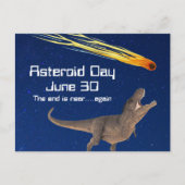 Asteroïde dag 30 juni briefkaart (Voorkant)