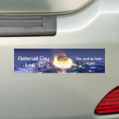 Asteroïde dag 30 juni bumpersticker (Op auto)