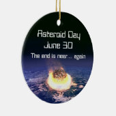 Asteroïde dag 30 juni keramisch ornament (Rechts)
