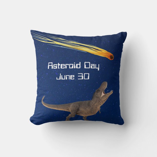 Asteroïde dag 30 juni kussen (Voorkant)