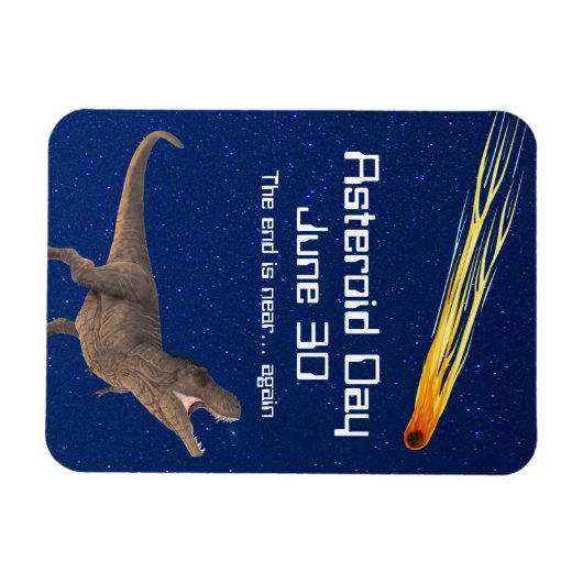 Asteroïde dag 30 juni magneet (Horizontaal)
