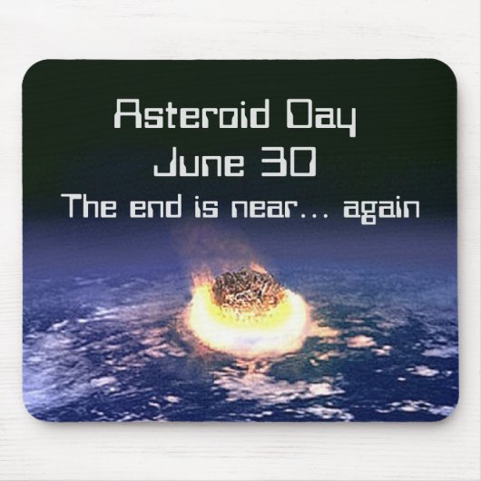 Asteroïde dag 30 juni muismat (Voorkant)
