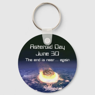 Asteroïde dag 30 juni sleutelhanger