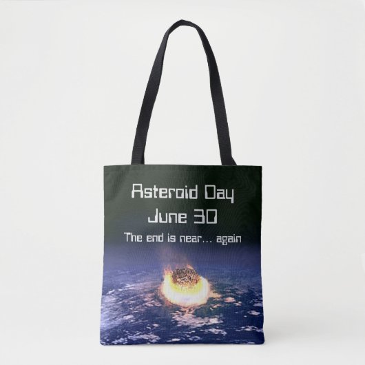 Asteroïde dag 30 juni tote bag (Voorkant)