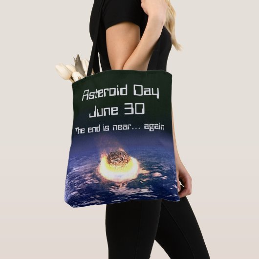 Asteroïde dag 30 juni tote bag (Dichtbij)